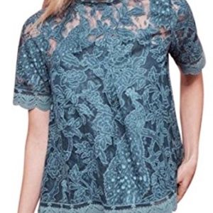 Green Lace HD in PARIS Blouse